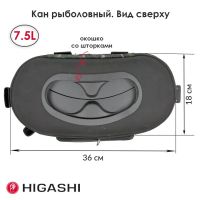 Лот: 21045244. Фото: 2. Кан рыболовный Higashi Live bait... Рыбалка