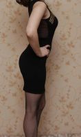 Лот: 7459412. Фото: 2. Черное платье. Женская одежда
