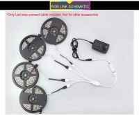 Лот: 16183445. Фото: 2. Разветвитель-удлинитель RGB 4pin... Освещение