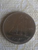 Лот: 18879095. Фото: 2. Канада 10 центов 1979. Монеты