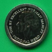Лот: 8960208. Фото: 2. Ямайка 5 долларов 1996 (х347). Монеты