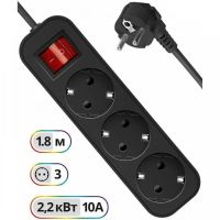 Лот: 25352489. Фото: 2. Удлинитель DEFENDER G318 3 розетки... Комплектующие
