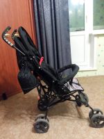 Лот: 9181882. Фото: 2. Коляска-трость Rich Toys черная. Детский транспорт