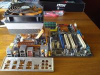 Лот: 8202677. Фото: 2. ASUS P5K-E/WIFI-AP + intel Core2Duo... Комплектующие