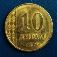 Лот: 19552817. Фото: 2. Таджикистан 10 дирам 2017 UC... Монеты