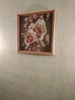Лот: 11256732. Фото: 2. Алмазная мозаика "Розы". Готовая... Картины, панно