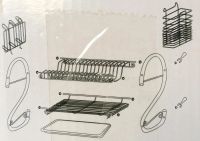 Лот: 6052551. Фото: 2. Сушилка для посуды 2-х ярусная... Хозтовары
