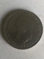 Лот: 15923995. Фото: 2. Испания 25 песет, 1982. Монеты