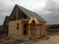 Лот: 15024671. Фото: 3. Брусовой дом 6х8 с мансардой... Строительство и ремонт