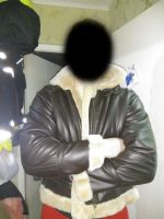 Лот: 11103985. Фото: 6. кожанка типа Aviator (кожаная...