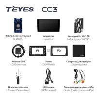 Лот: 21427858. Фото: 5. Штатная магнитола Teyes CC3 4...