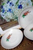 Лот: 15343855. Фото: 2. Чайное блюдце. Фарфор. Хайта... Посуда, кухонная утварь