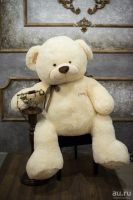 Лот: 9134905. Фото: 3. Плюшевый мишка "I love you" 100см... Сувениры, подарки