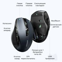 Лот: 25026683. Фото: 7. Мышь UGREEN MU006 Ergonomic Wireless...