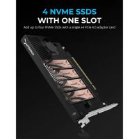 Лот: 22178150. Фото: 3. Адаптер M.2 PCIe Sabrent 4-Drive... Компьютеры, оргтехника, канцтовары