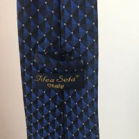 Лот: 13026166. Фото: 3. Синий галстук Idea Seta, Италия. Одежда, обувь, галантерея