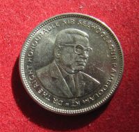 Лот: 19531988. Фото: 2. Маврикий 20 центов, 1987 г. Монеты