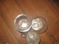 Лот: 16912324. Фото: 2. Три стеклянных вазы. Предметы интерьера