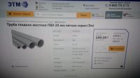 Лот: 13676011. Фото: 3. Труба гладкая жесткая ПВХ 25 мм... Строительство и ремонт