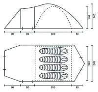 Лот: 4089931. Фото: 2. Палатка кемпинговая CAMPaCK-TENT... Туризм