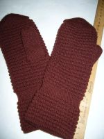 Лот: 6694688. Фото: 2. Варежки / рукавички, коричневые... Аксессуары