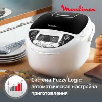 Лот: 25065723. Фото: 6. Мультиварка Moulinex Fuzzy Logic...