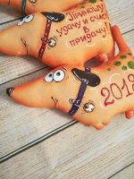 Лот: 10124952. Фото: 2. Символ 2018 года, цвет оранжевый... Игрушки