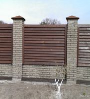 Лот: 9697961. Фото: 6. Колпак заборный "Гибкая черепица...