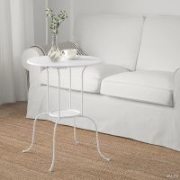 Лот: 15416479. Фото: 2. Придиванный столик, метал, белый... Мебель для гостиной