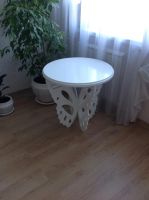 Лот: 7651353. Фото: 2. Столик "Бабочки" Акриловый камень. Мебель для гостиной