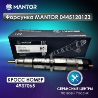 Лот: 25335069. Фото: 3. Форсунка Mantor 0445120123, 4937065... Авто, мото, водный транспорт