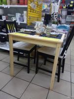 Лот: 12816878. Фото: 2. Стол новый IKEA Икеа Ингу, массив... Кухонная мебель
