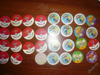 Лот: 525417. Фото: 2. Фишки 90-х Pokemon к-т 31шт. Коллекционирование, моделизм
