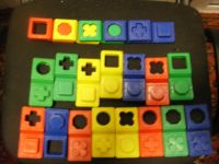 Лот: 6973976. Фото: 2. Пазлы твердые ,цветные 20 шт. Игрушки