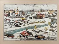Лот: 20592630. Фото: 2. Картина Андрей Поздеев. Красноярск. Изобразительное искусство