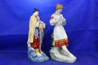 Лот: 20089625. Фото: 2. Две фарфоровые статуэтки о любви... Антиквариат