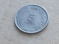 Лот: 7716277. Фото: 2. Монета 5 цент пять Сингапур 1974... Монеты