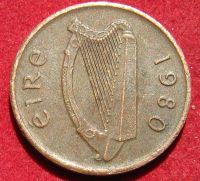Лот: 19063583. Фото: 2. Ирландия 1/2 пенни, 1980 г. Монеты