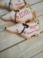 Лот: 10124923. Фото: 2. Символ 2018 года золото. Ручная работа