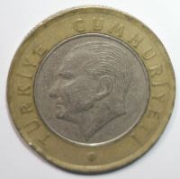 Лот: 6875038. Фото: 2. 1 лира 2009 год. Турция. Монеты