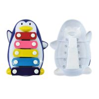 Лот: 7115716. Фото: 2. Ксилофон Пингвин (новый) синий. Игрушки