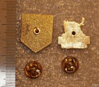 Лот: 13118026. Фото: 3. Редкий набор из 2-х значков (полный... Коллекционирование, моделизм