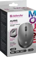 Лот: 20275487. Фото: 2. Мышь беспроводная Defender Auris... Периферия