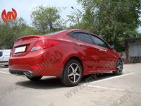 Лот: 5834892. Фото: 5. Диффузор, Накладка заднего бампера...