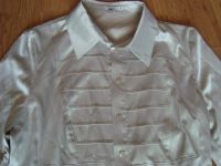 Лот: 7228923. Фото: 3. Женская шелковая блузка серо-бежевого... Одежда, обувь, галантерея