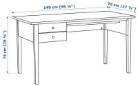 Лот: 21758995. Фото: 3. Стол письменный ИКЕА Аркельстроп... Мебель