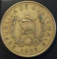Лот: 18671989. Фото: 2. Гватемала 1 кетцаль 1999. Монеты