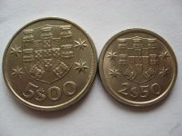 Лот: 6328379. Фото: 2. Португалия - 2,5 эскудо 1975г... Монеты