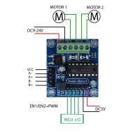 Лот: 9690664. Фото: 2. Драйвер шаговых двигателей L293D. Радиодетали  (электронные компоненты)