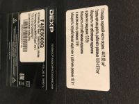 Лот: 16096397. Фото: 2. Телевизор Dexp LED F40E8000Q. ТВ и видео